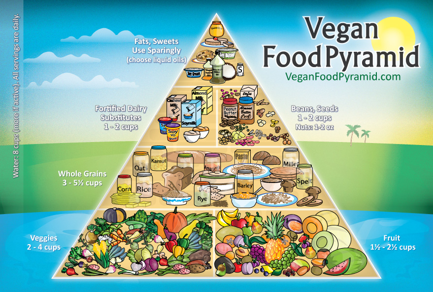 Piramide alimentare vegan